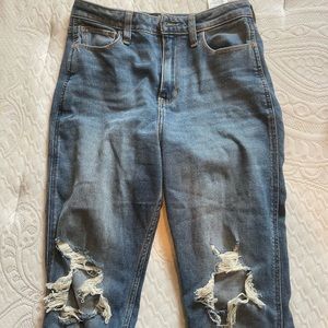 hollister mom jeans size 5